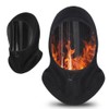 Outdoor Balaclava with Clear Windshield Winter Gear Flannel Lined Hood
