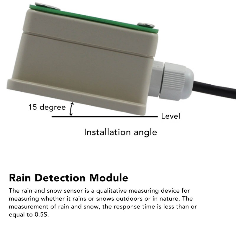 Rain and Snow Sensor Module Snow Raindrops Detection Sensor 485