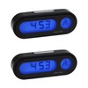 2 Pcs Car Dashboard Clock with High Precision Clock, Mini
