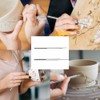 Accfore 3 Sizes Rubber Pottery Clay Ribs+6 Sculpting Tools+1 Clay