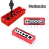 Drill Guide, 2/4/6/8/10/12mm Drill Block Accessories,Professional Locator Doweling Jig,Drill Guide