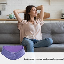 Heated Neck Wrap,Electric Neck Warmer | Heated Neck Pad, Heated Scarf for Women Men, Three Temp Settings, Rapid-Heat, USB Powered Neck Warmer Warp, Puchen