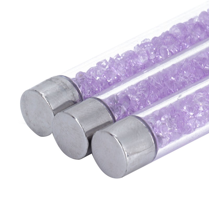3Pcs Nail Liner Brush Lid Gradient UV Gel Pattern Drawing