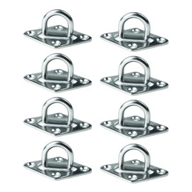 CTForest Pack of 8 Mounting Ring, Hook Lashing Ring, Lashing Recess Belt Holder, for Loads Securing in Trailers, Trucks, Boats, Cars, Kayak etc. (M5)