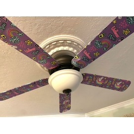 Unicorn Magic Ceiling Fan Blade Covers