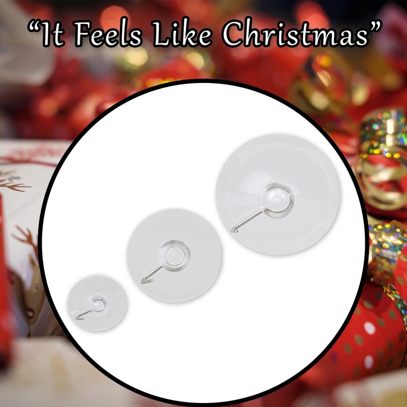 VFM e-Store - Christmas Suction hooks Xmas Accessory X 8