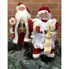 Santa's Workshop Mr. and Mrs. Claus Figurine, Set of 2,
