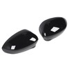 2 Pcs Door Side Rearview Mirror Cover Cap Left Right