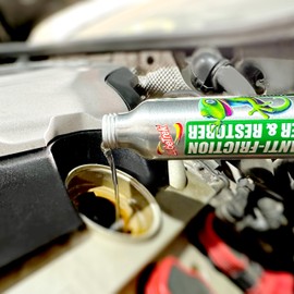 LubeTrek® GT Metal Anti-Friction Conditioner & Restorer – Engine Treatment & Oil Additive for High-Mileage Cars – Reduces Friction, Stops Oil Burning, Fixes Cylinder Wear & Restores Performance