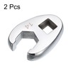 HARFINGTON 2pcs Drive Crowfoot Wrench 3/8" Drive 14mm Metric Fractional