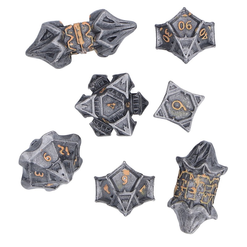 Dice Set Eye Catching Lightweight Alloy Dice Set for Playing