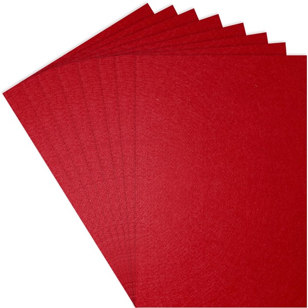 2mm Thick, Felt Fabric Sheets for Crafts, 12" x 8"