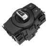 EVGATSAUTO Headlight Control Switch - Black Push-Button, Manual-On/Off Operation, IP65