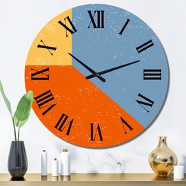 Designart 'Minimal Geometric Compostions of Elementary Forms III' Modern wall - 36 in. high, 36 In. Wide