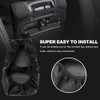 sportuli Center Console Cover Anti-Scratch Leather Armrest Cover Replace for