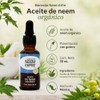 Aceite de NEEM Orgánico 100% puro sin diluir - Azadiractina
