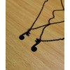 RICHARD-911 Collar Para Parejas Cadena Nota Musical Joyería Pareja Canción