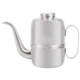 Stainless Steel Water Pot Oil Can Home Leakproof Soy Sauce Pot Seasoning Bottle Kitchen Supplies32O Large Size