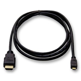 SvediTec HDMI Cable for GoPro Hero 5 Black Actioncam - Micro D - Gold-Plated Contacts - Length 3 m