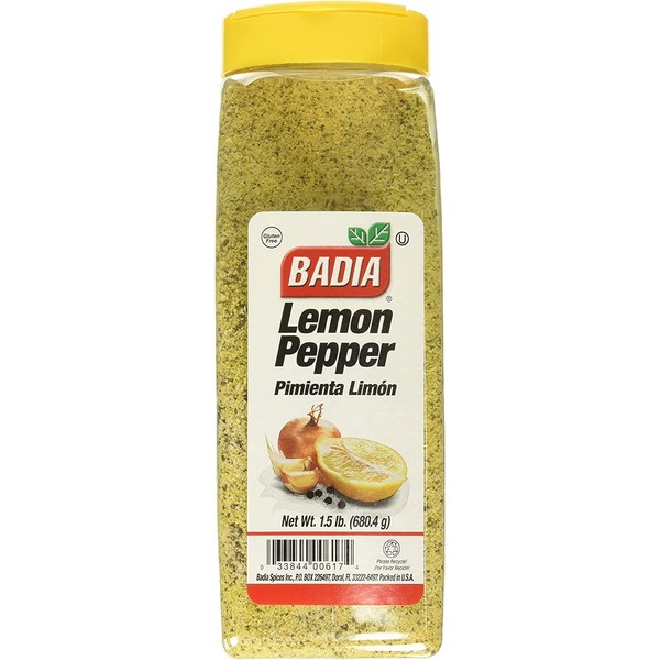 Badia Lemon Pepper Seasoning Catering Size 680.4g