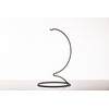 Black metal ornament stand medium