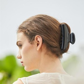 Pinzas para el pelo con forma de garra grande para mujeres y niñas, pinzas de celuloide con forma de tortuga, paquete de 2
