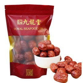 Royal Seafood USA Jujube Red Date 225g High grade Dried Red Date 大红枣 Fruit jujubes vegan sweet crispy Natural healthy snack Packed in USA 红枣
