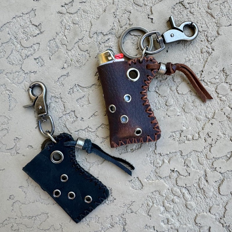 Leather Lighter Case Compatible BIC Lighter Standard Full Size in