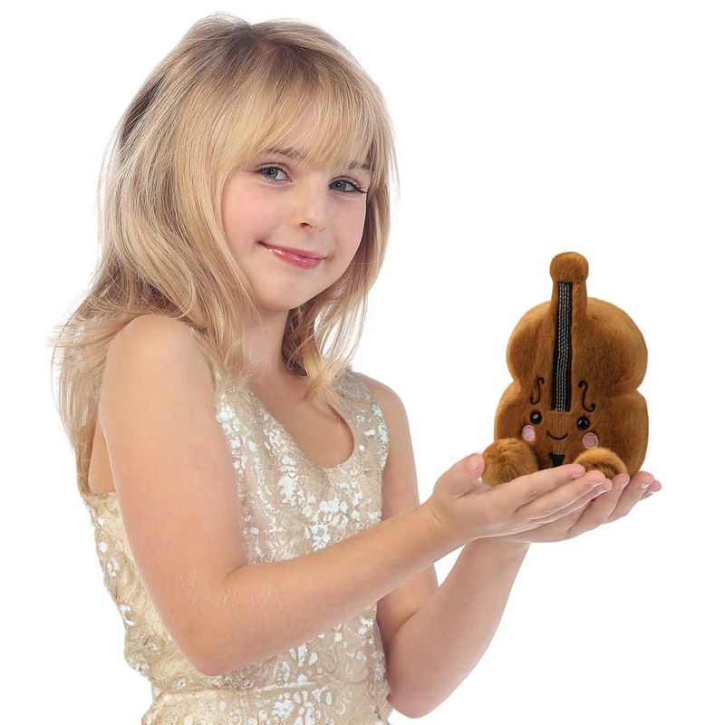 Aurora, 61597, Palm Pals Vanessa Violin 5In, Soft Toy, Brown