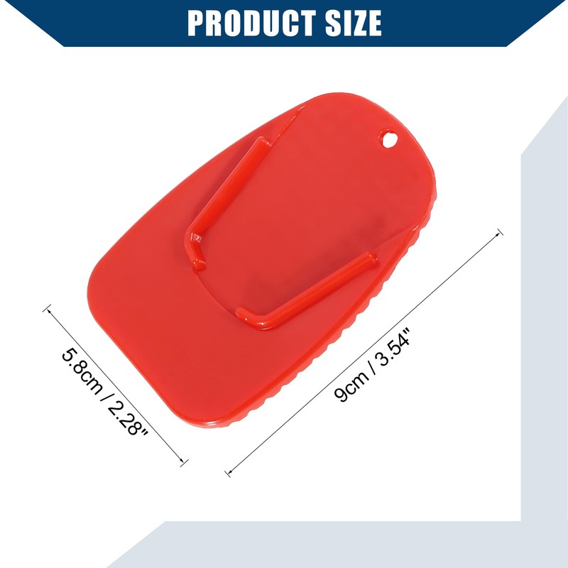 Hihaha Motorbike Kickstand Pad Support Pad Side Stand Extension Pad