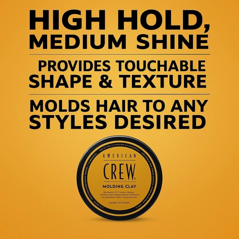 American Crew Molding Clay Strong Hold Medium Shine Hair for