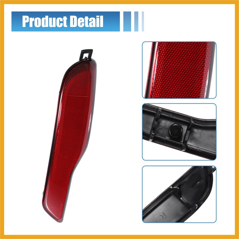 Partuto Car Rear Bumper Reflector Right for Jeep Cherokee 2014