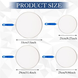 LARATH 8 Inch Grease Splatter Screen Guard Stainless Steel Splash Screen Protector Guards with Handle Splash-Proof Frying Pan Mesh Pot Lid Cover for Kitchen Cooking Gadgets