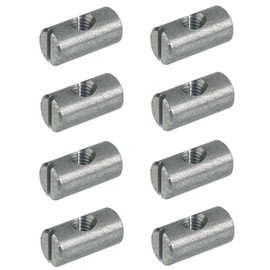 cyclingcolors 8x Cross Nut Bolts M6 x Length 14 mm Steel Furniture Cross Dowel Cylinder Nuts