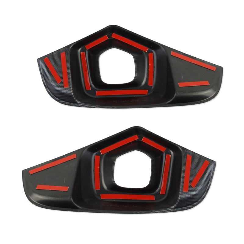 Fewshaw Carbon Fiber Style Front Fog Light Lamp Cover Molding