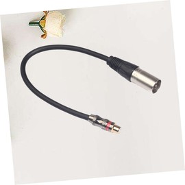 SUPVOX 0.3m RCA Female to XLR Male Audio Connect Cable Adapter for Speakers and Microphones Material Low Loss Transmission for Professional Audio Equipment