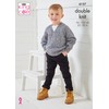 King Cole Men’s & Children's Knitting Pattern Double Knit Sweaters