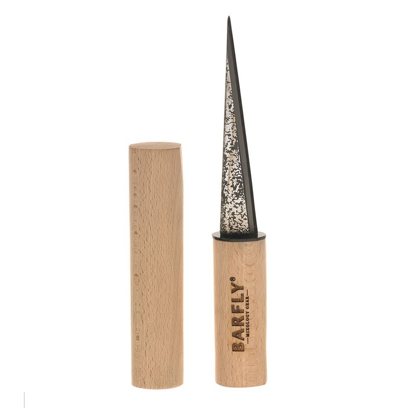 Barfly M37063 Tapered Ice Pick, Stainless Steel, Beech Wood