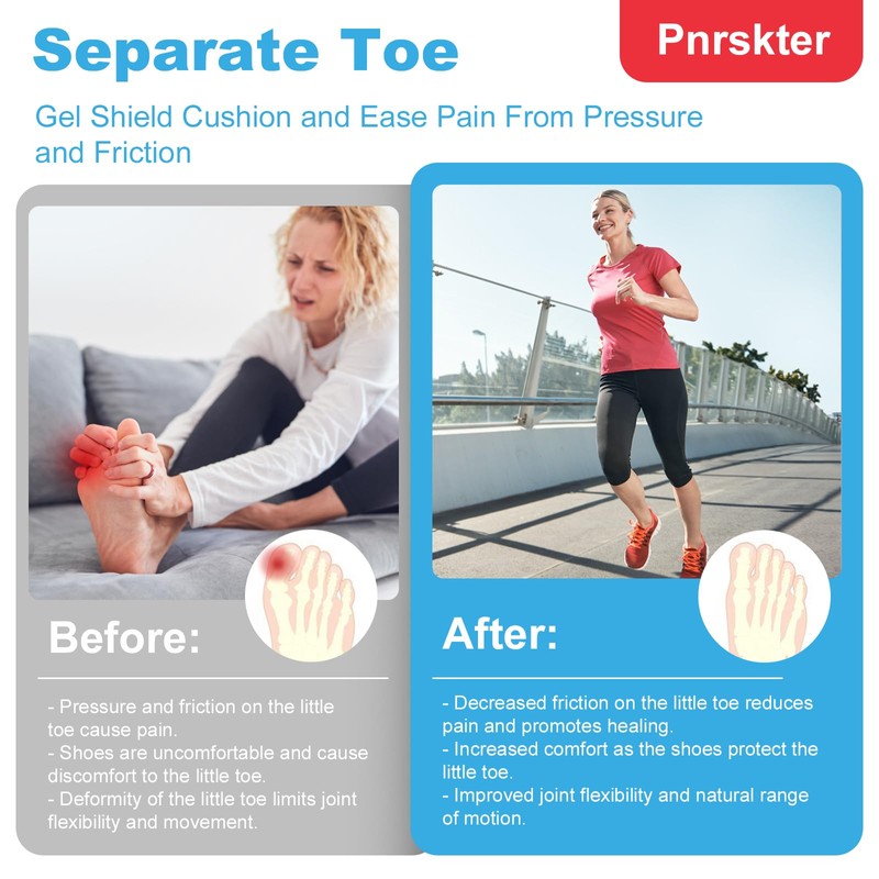 Big Toe Protectors, (10PCS) Breathable Toe Cap, Gel Toe Sleeves,