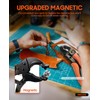 Heavy Duty Snap Fastener Tool, Snap Setter Tool with 100