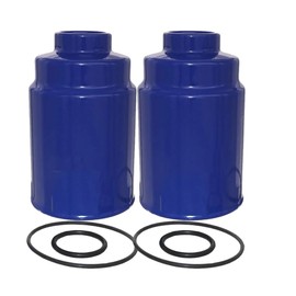 TP3018 Fuel Filter Oil Filter Compatible With Chevy Express GMC Savana 2500 3500 2012-2016 6.6L Duramax/Silverado Sierra 2500 3500 2001-2016 Classic 2017 Replace TP3012/12664429/12633243/33960XE 2PACK