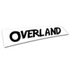 Overland car Window Decal/Sticker for Any Smooth Surface. Waterproof. Will