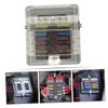 SUPVOX Ways Fuse Box with Led Indicator Easy Installation Negative