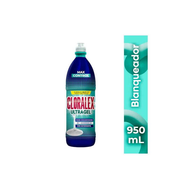 Cloralex Ultra Gel Poder Desmanchador 950ml, empaque puede variar