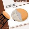 BUYUE Memory Foam Seat Cushion, Dia 13" Soft Velvet Round