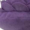 KINGROSE 3D Flower Decorative Throw Pillow Round Cushion for Sofa