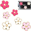 Frienda 6 Pcs Daisy Flower Car Air Freshener Clips
