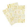 Beavorty 3sheets Sunflower Nail Art Decals DIY Nail Stickers for