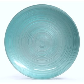 " OCCASIONS " 200pcs set (25 Guests)-Wedding Party Disposable Plastic Plate Set -25 x 10'' + 25 x 7'' + Silverware + Cups + Napkins (Belize in Aqua)