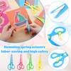4 Pcs Kids Scissors, Childrens Safety Stainless Steel Scissors Safety